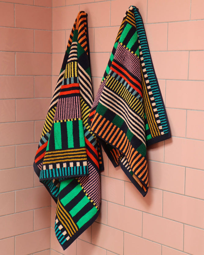 Multi Stripe Towels