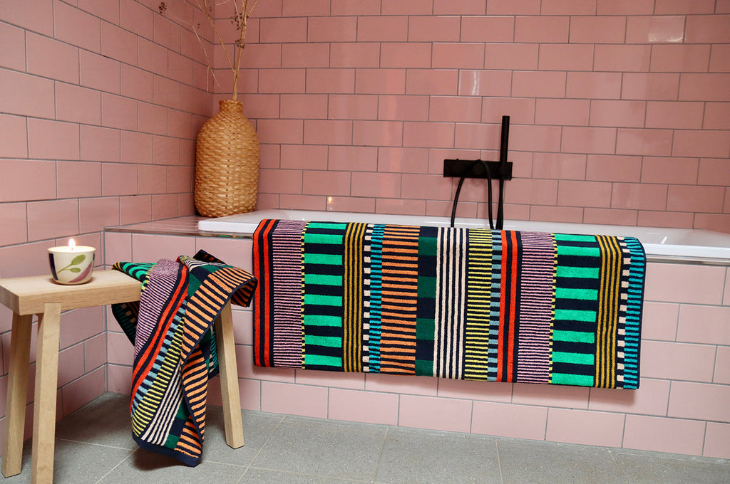 Multi Stripe Towels