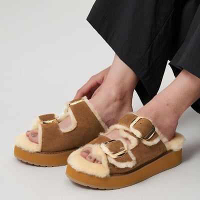 Cabello Slides - Chestnut