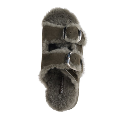 Cabello Slides - Dark Olive