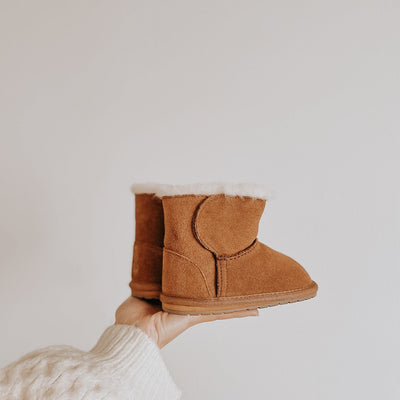 Platinum Toddler Slippers - Chestnut