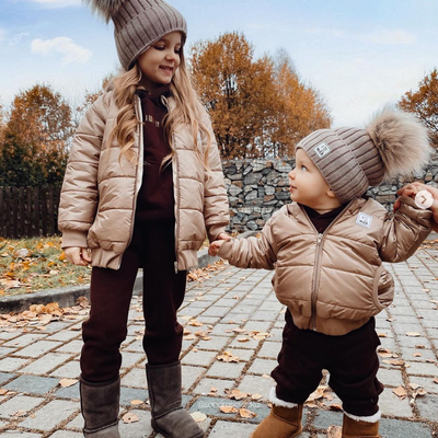 Platinum Toddler Slippers - Chestnut