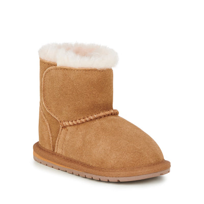 Platinum Toddler Slippers - Chestnut