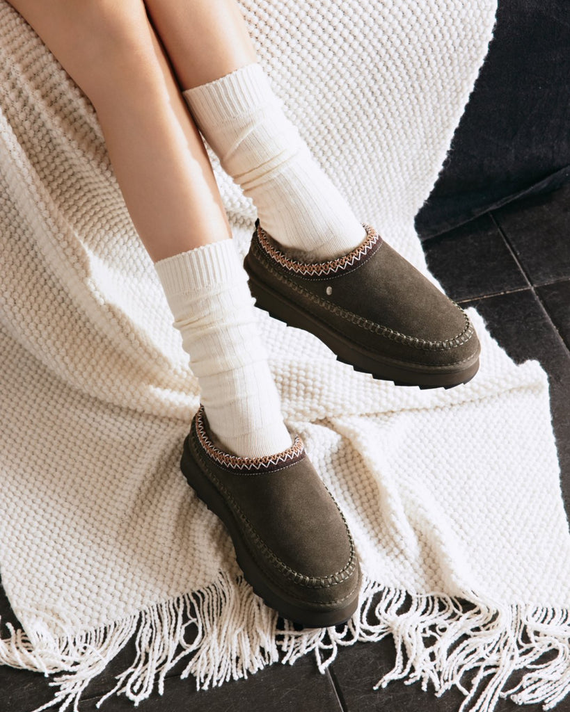 Sharky Adventure Scuff - Dark Olive