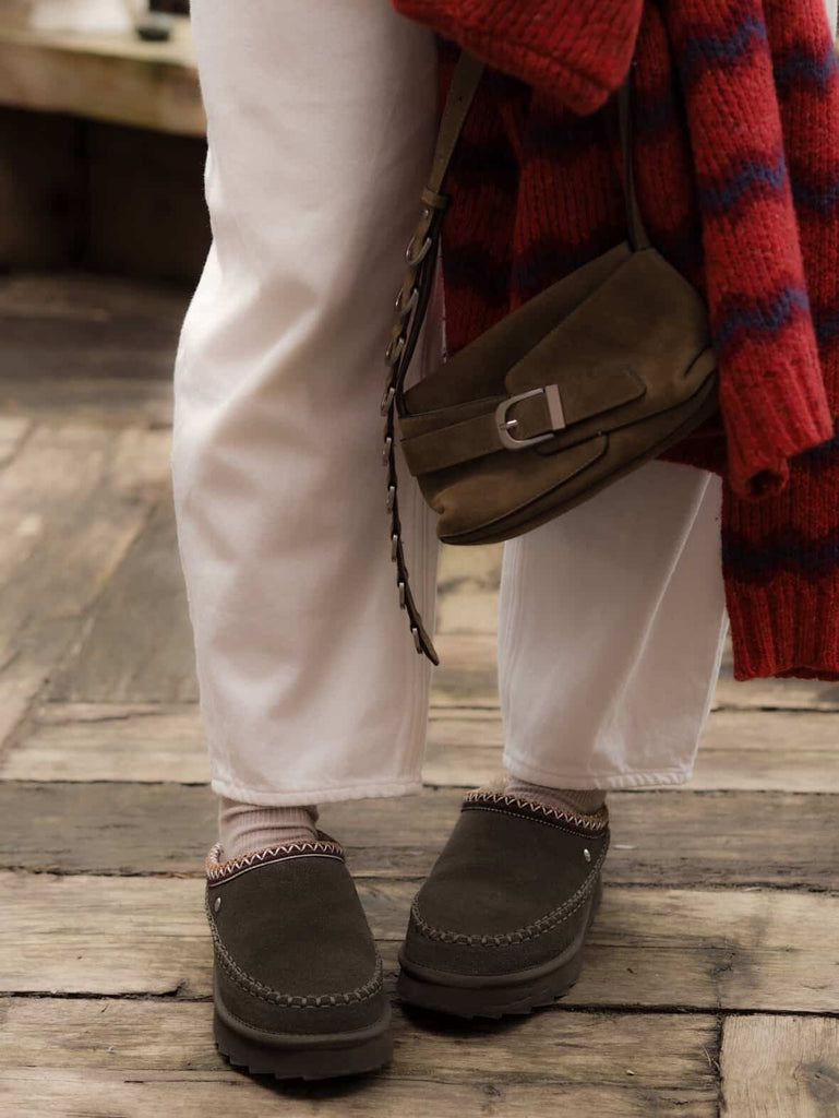 Sharky Adventure Scuff - Dark Olive