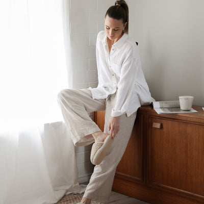 Starley Slippers - Macadamia