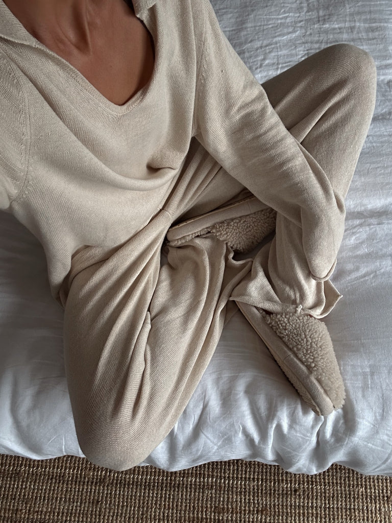 Starley Slippers - Macadamia