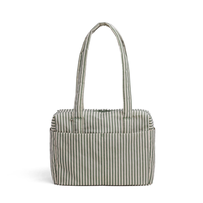 Everyday Cloud Bag - Sage Stripe