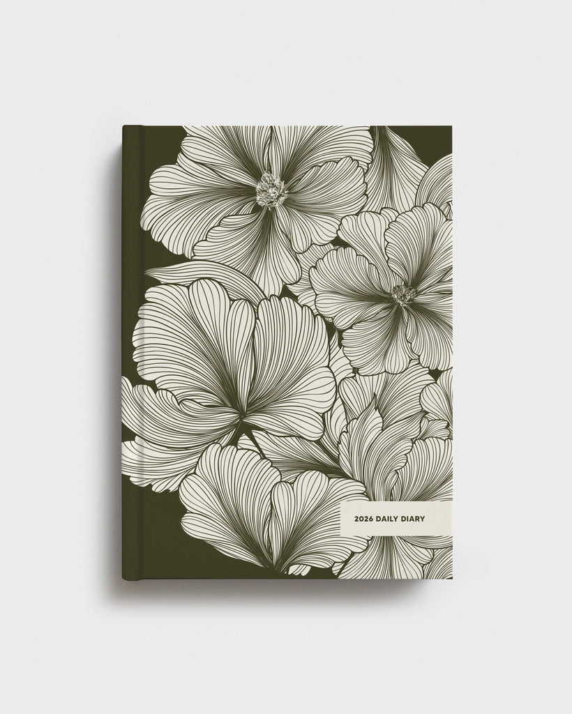 2026 Daily Diary - Olive Deco