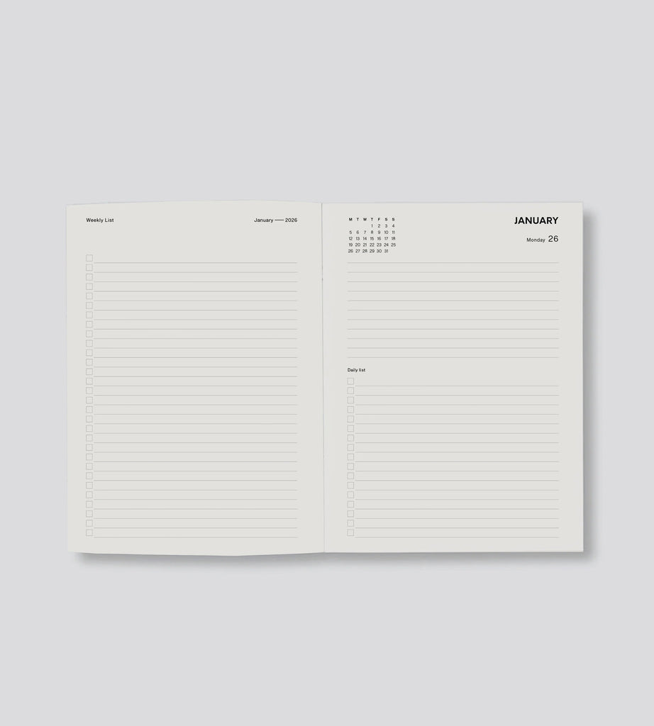 2026 Daily Diary - Olive Deco