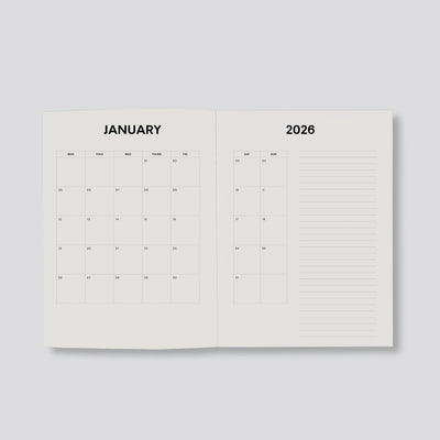 2026 Weekly Diary - Midnight