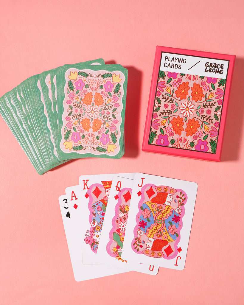 Flower Playing Cards