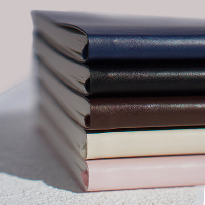 Vegan Leather Notebook - Blush