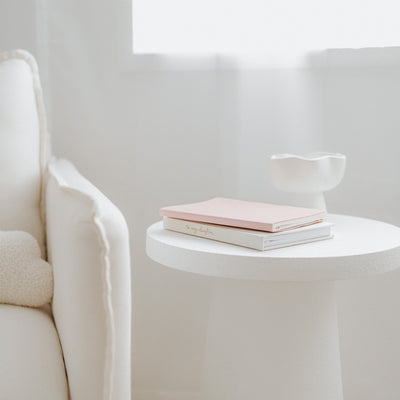 Vegan Leather Notebook - Blush