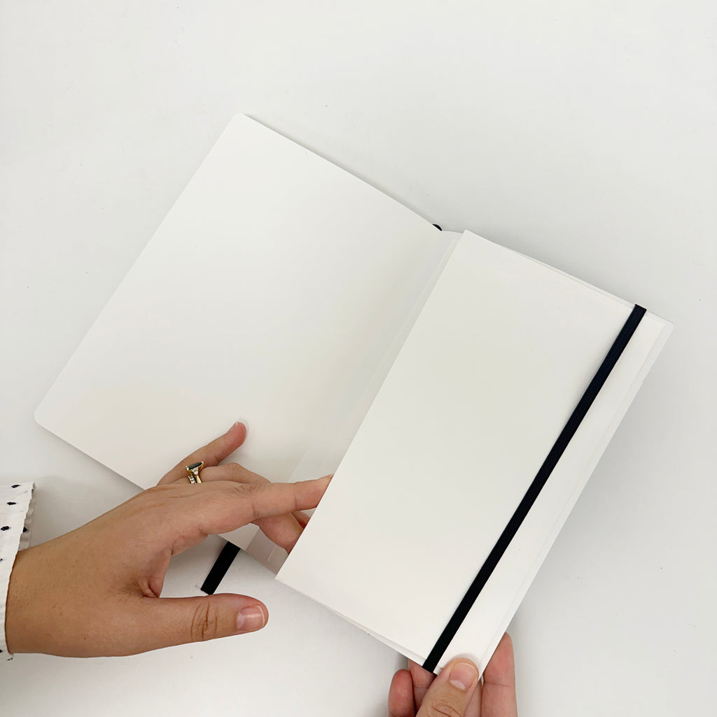 Vegan Leather Notebook - Black