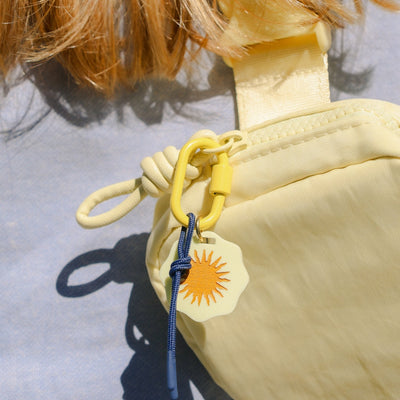 Golden Sun Bag Charm