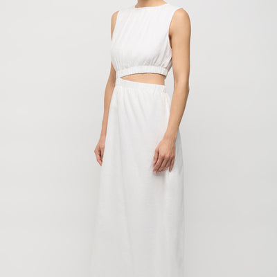 Camile Cut-Out Dress - White