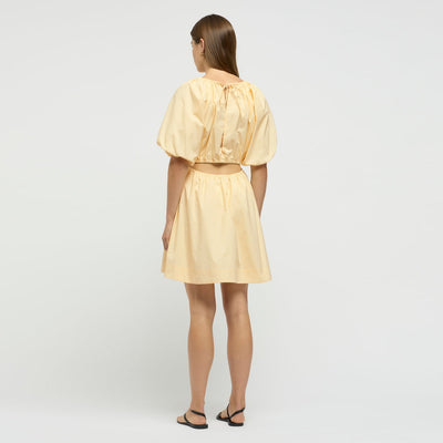 Ikaria Mini Dress - Pale Yellow