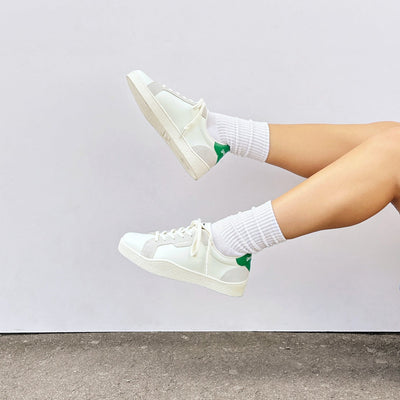 Venus Sneakers - White & Green