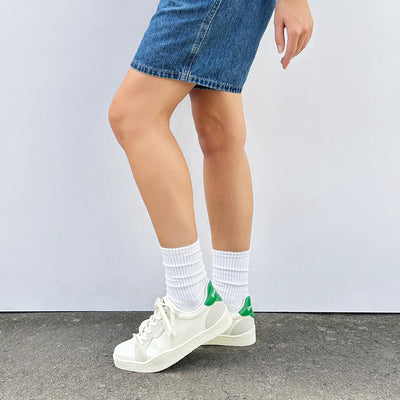 Venus Sneakers - White & Green
