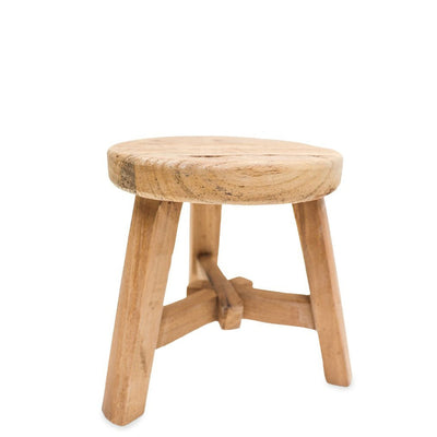 Parq Round Footstool - Natural