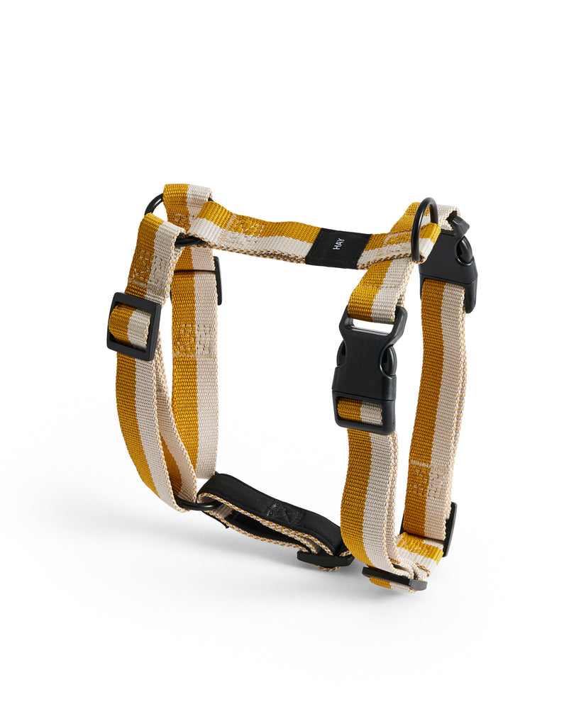 Dog Harness - Yellow & White