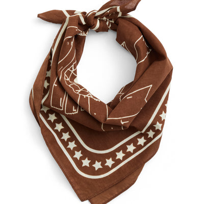 Dog Scarf - Brown