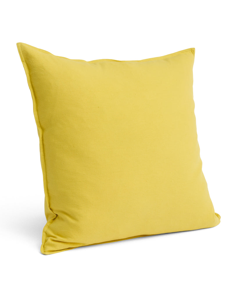 Large Linen Cushion - Lemon Yellow