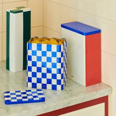XL Tin Container - Red, White & Blue