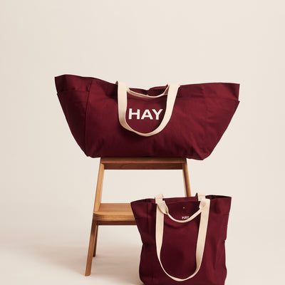Logo Weekend Bag - Burgundy