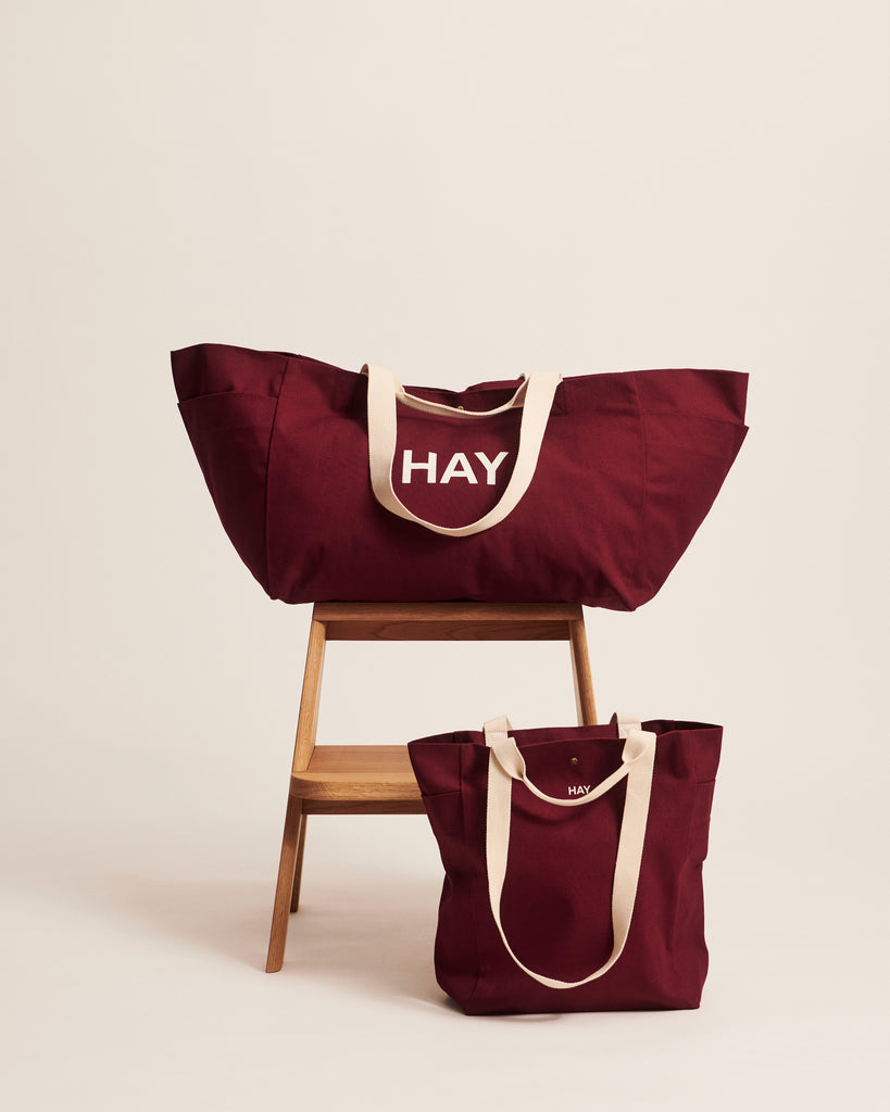 Logo Weekend Bag - Burgundy