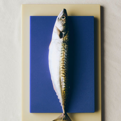 Medium Slice Chopping Board - Cobalt