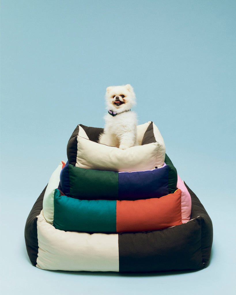 Large Patchwork Dog Bed