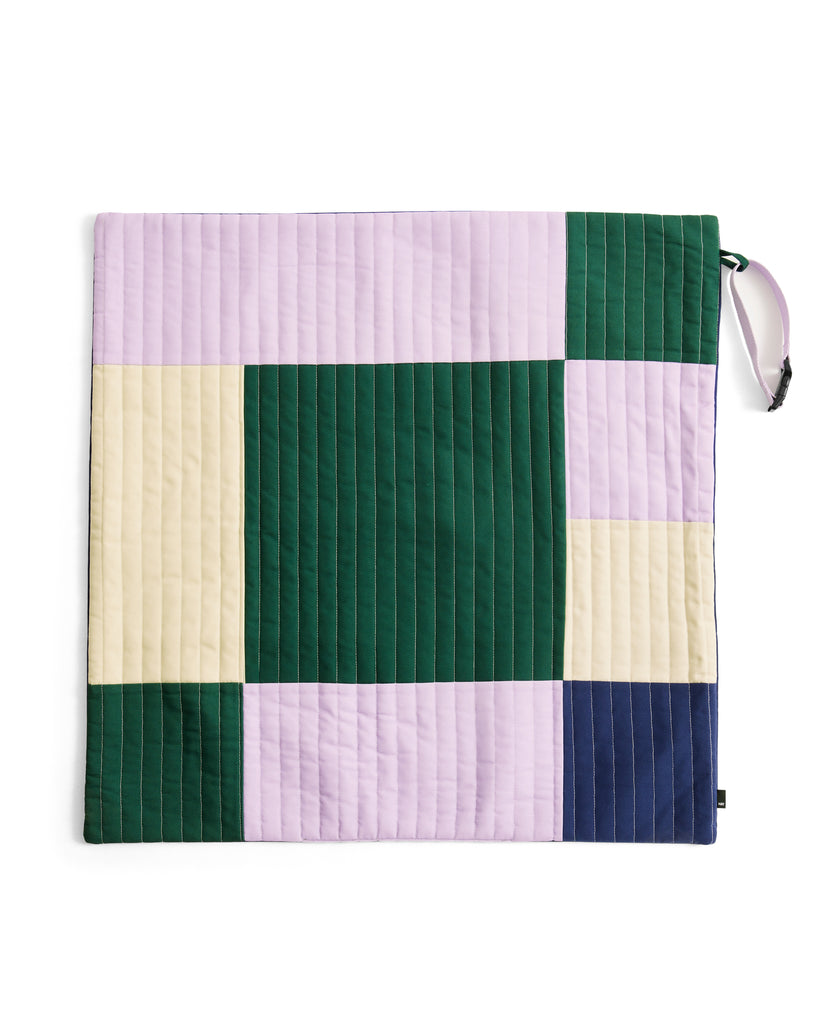 Patchwork Dog Travel Blanket - Lavender & Green