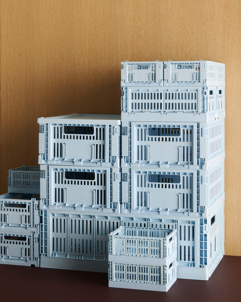 Storage Crate Lids - Soft Blue