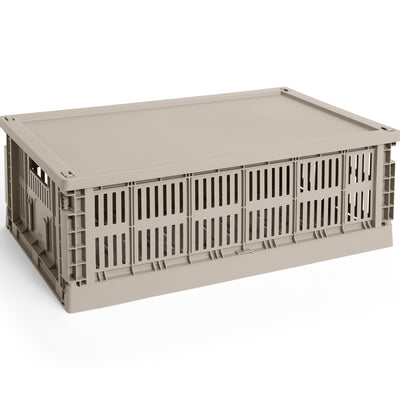 Storage Crate Lids - Warm Grey