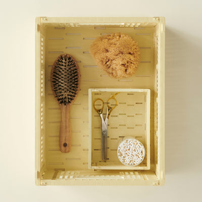 Storage Crates - Light Yellow