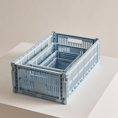 Storage Crates - Soft Blue