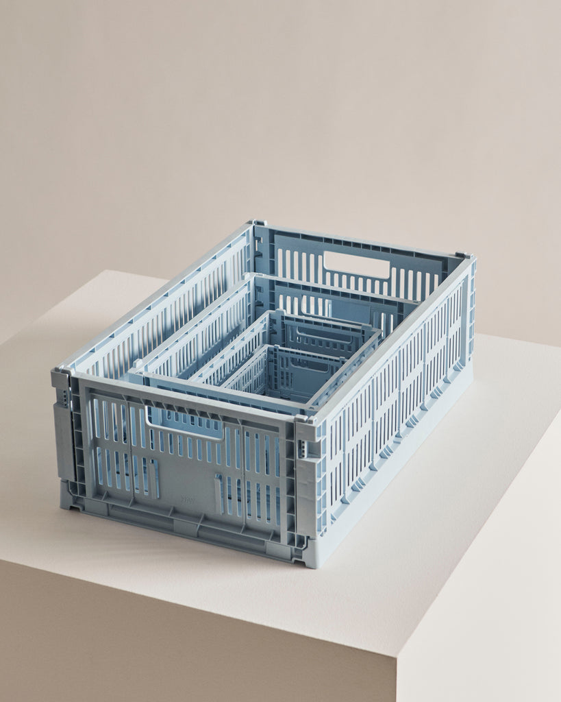 Storage Crates - Soft Blue