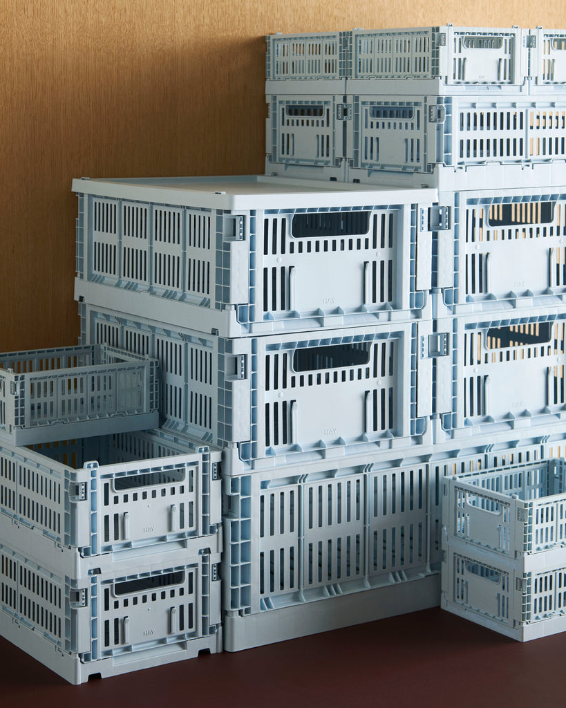 Storage Crates - Soft Blue