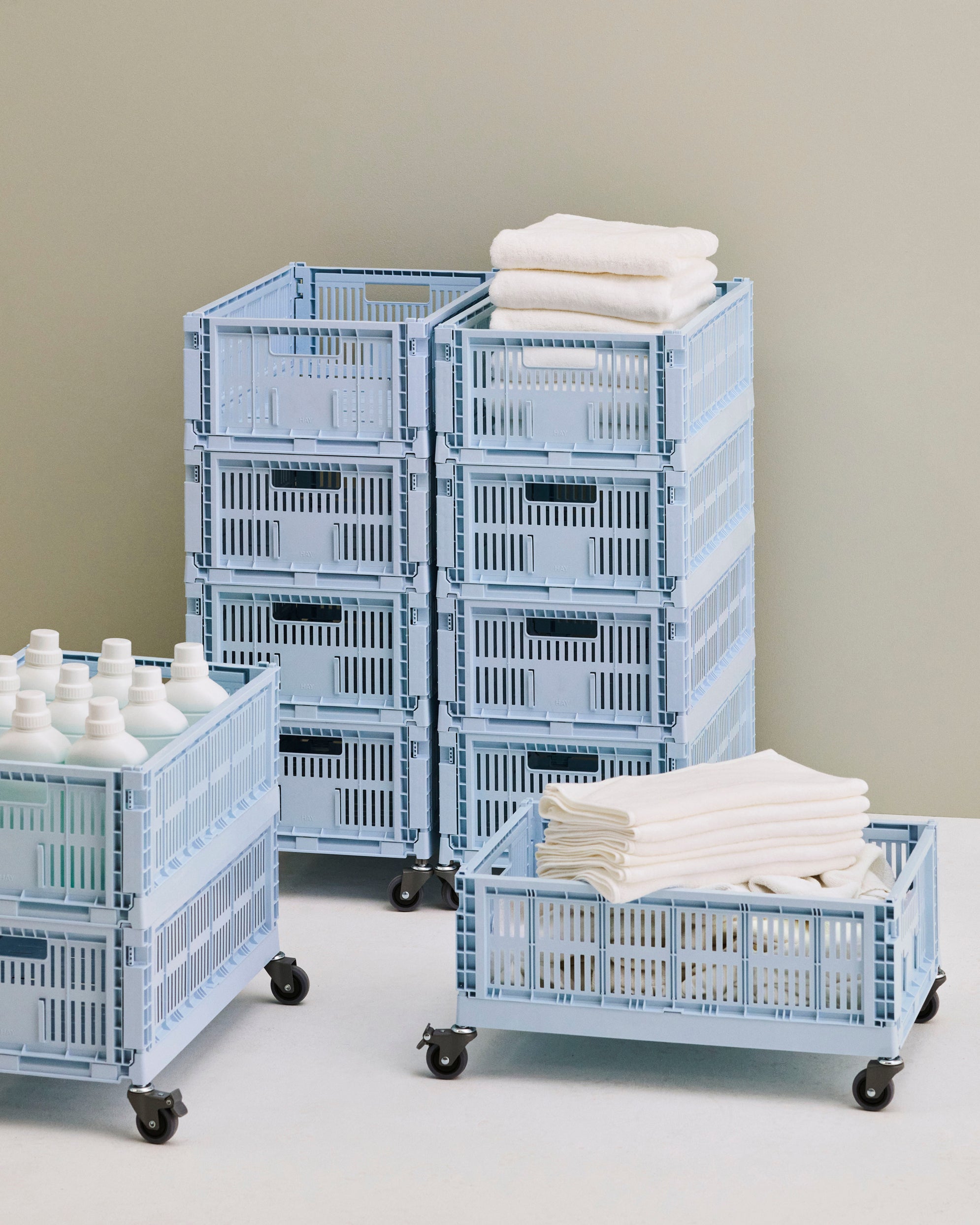 HAY | Storage Crates - Soft Blue | Shop NZ Stockist Online – PAPER PLANE