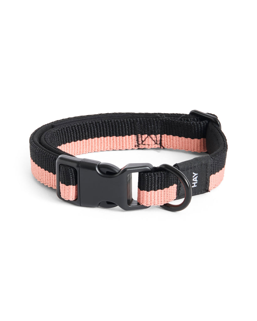 Two Tone Dog Collar - Pink & Black