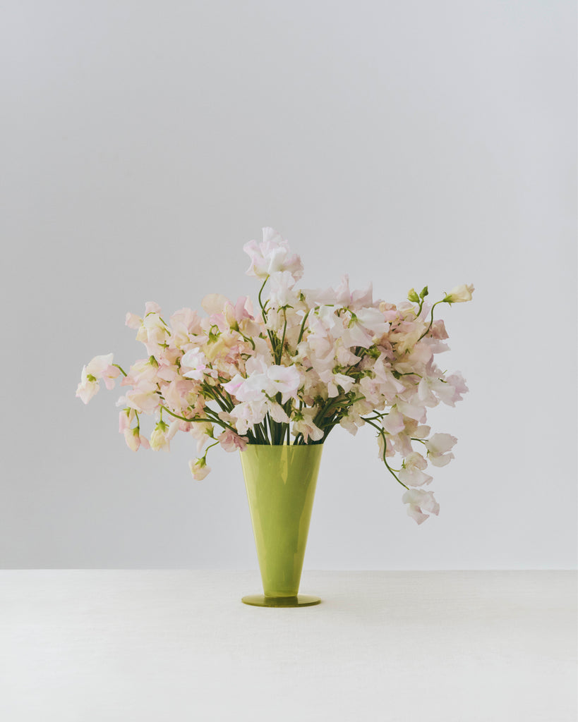 Conical Vase - Green