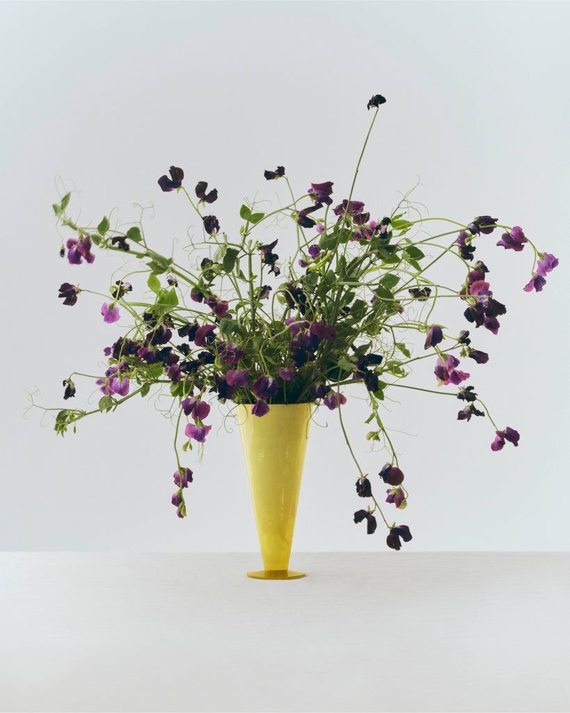 Conical Vase - Yellow