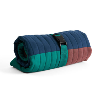 Patchwork Dog Travel Blanket - Burgundy