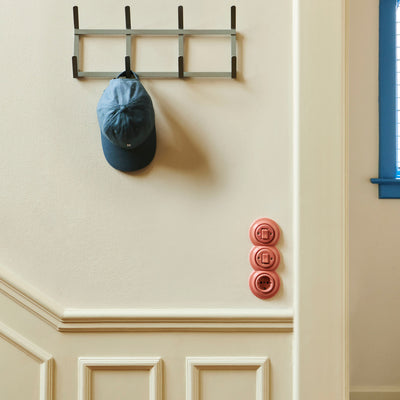 Tape Coat Rack - Metallic Grey