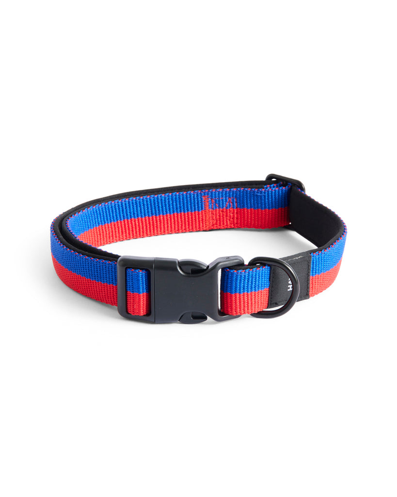 Two Tone Dog Collar - Red & Blue