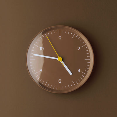 Wall Clock - Brown
