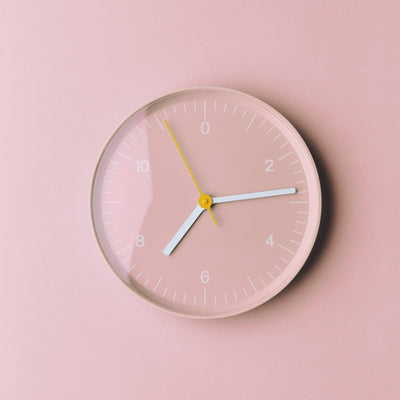 Wall Clock - Pink