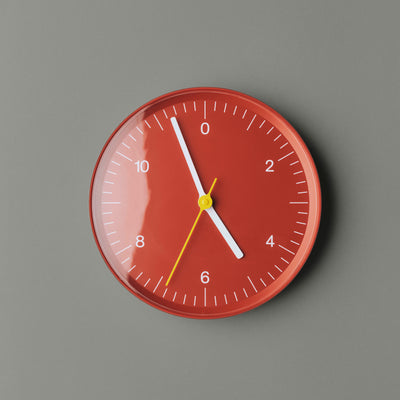 Wall Clock - Red